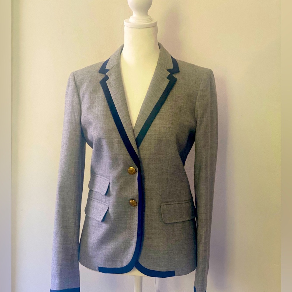 J. Crew Tipped Boy Blazer